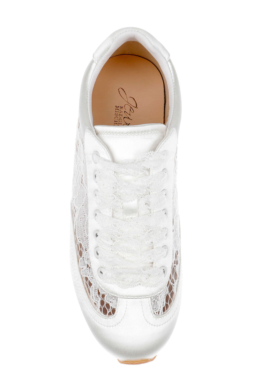Ivory Lace | Inez Fashion Athletic Sneaker Top