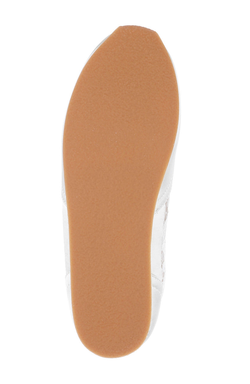 Ivory Lace | Inez Fashion Athletic Sneaker Sole