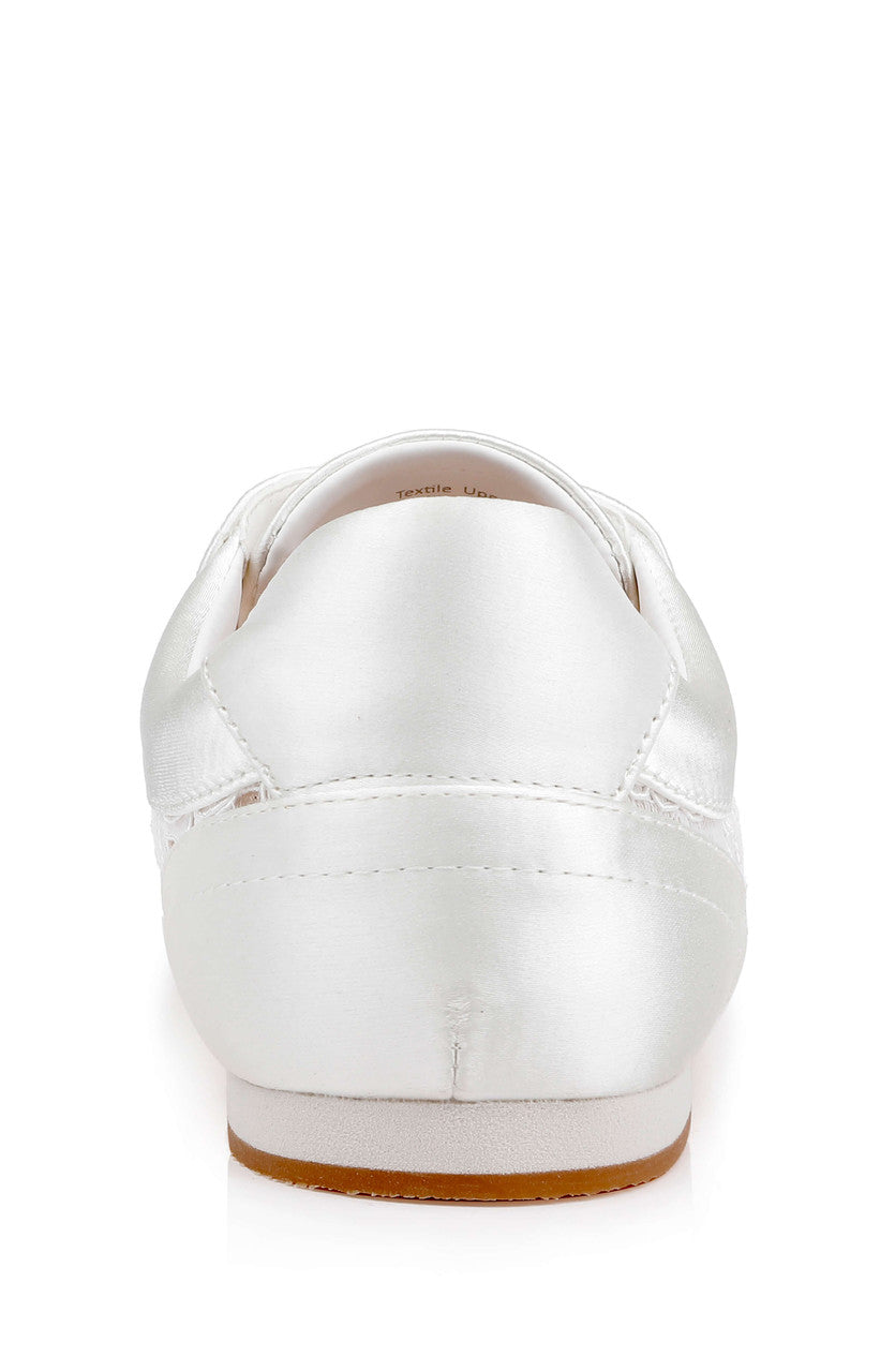 Jewel Badgley Mischka Women's Inez Sneakers - Spice Satin - Size 10M Jewel Badgley Mischka Women's Inez Sneakers - Spice Satin - Size 10M