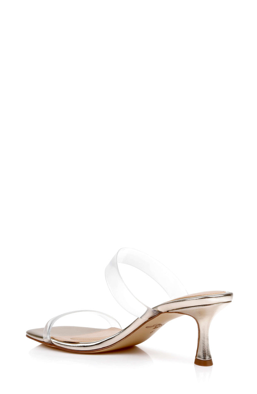 Clear Gold | Philippa Slip-On Sandal Back Side