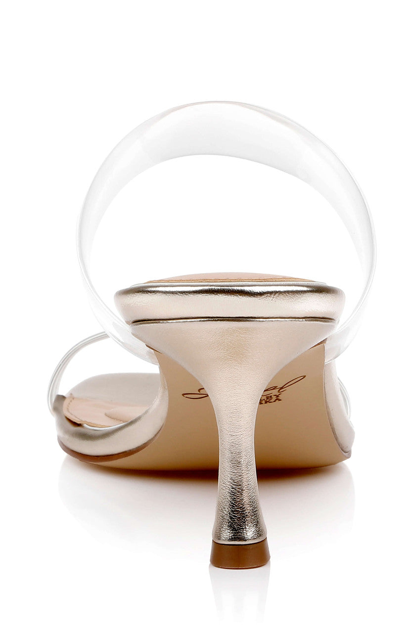 Clear Gold | Philippa Slip-On Sandal Back