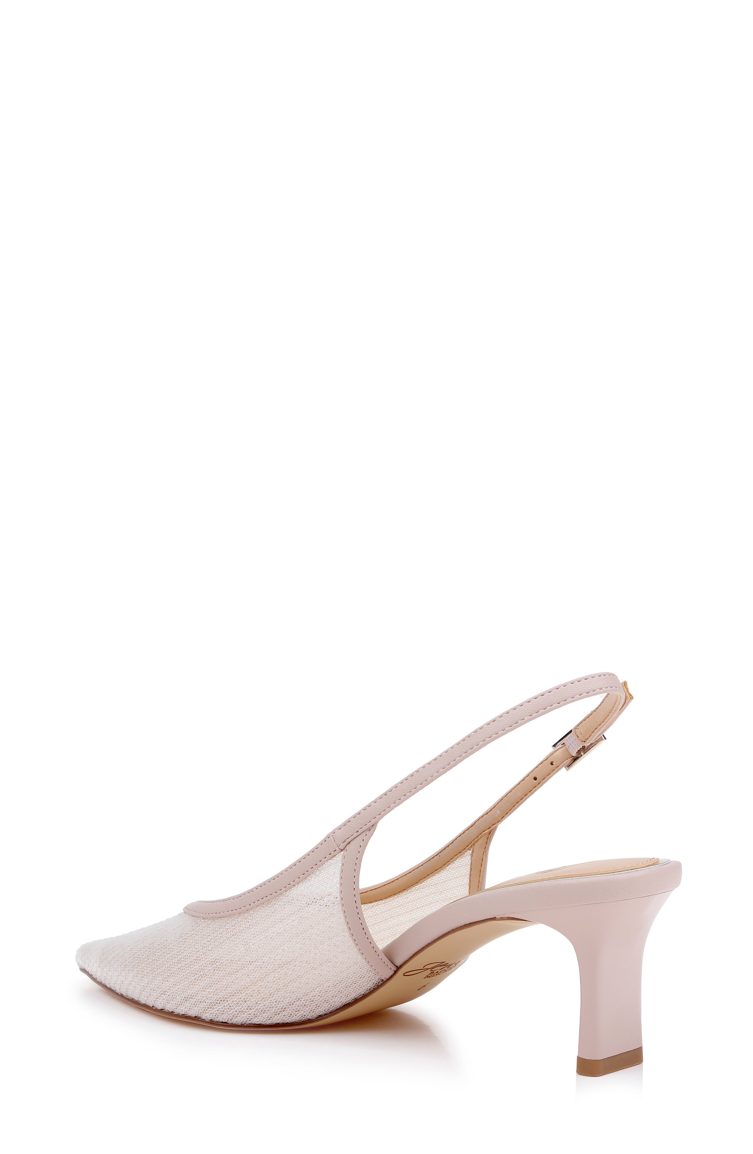 Nude Matte | Zabelle Sequin Slingback Pump Back Side