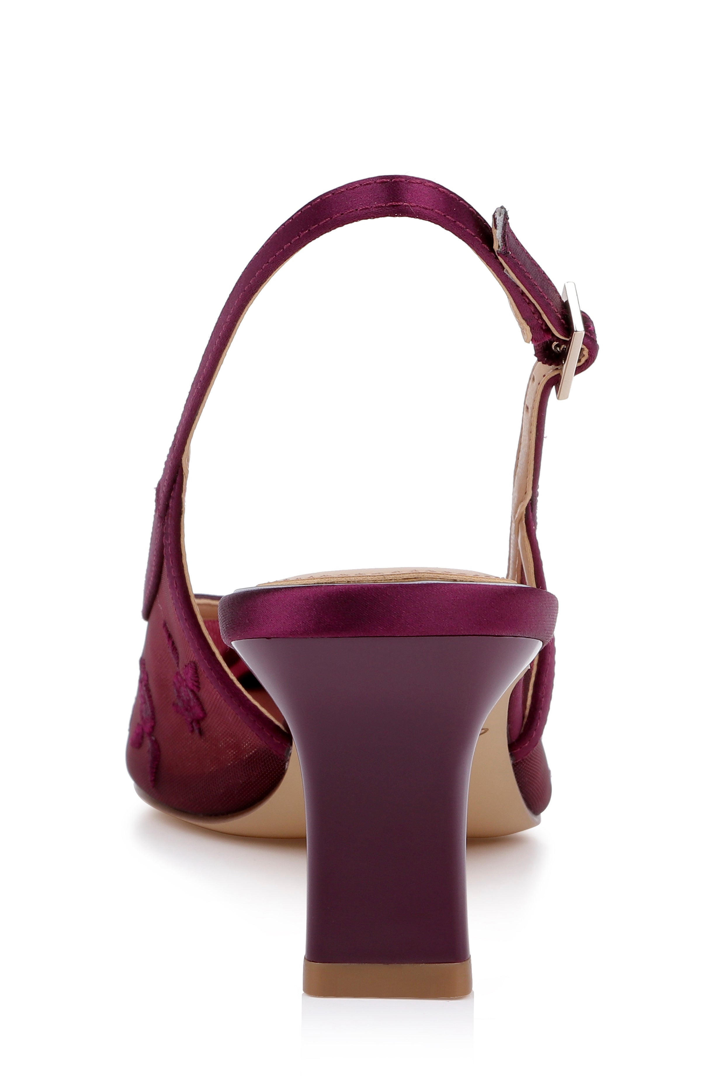 Zahra II Slingback Kitten Heel Pump by Jewel Badgley Mischka