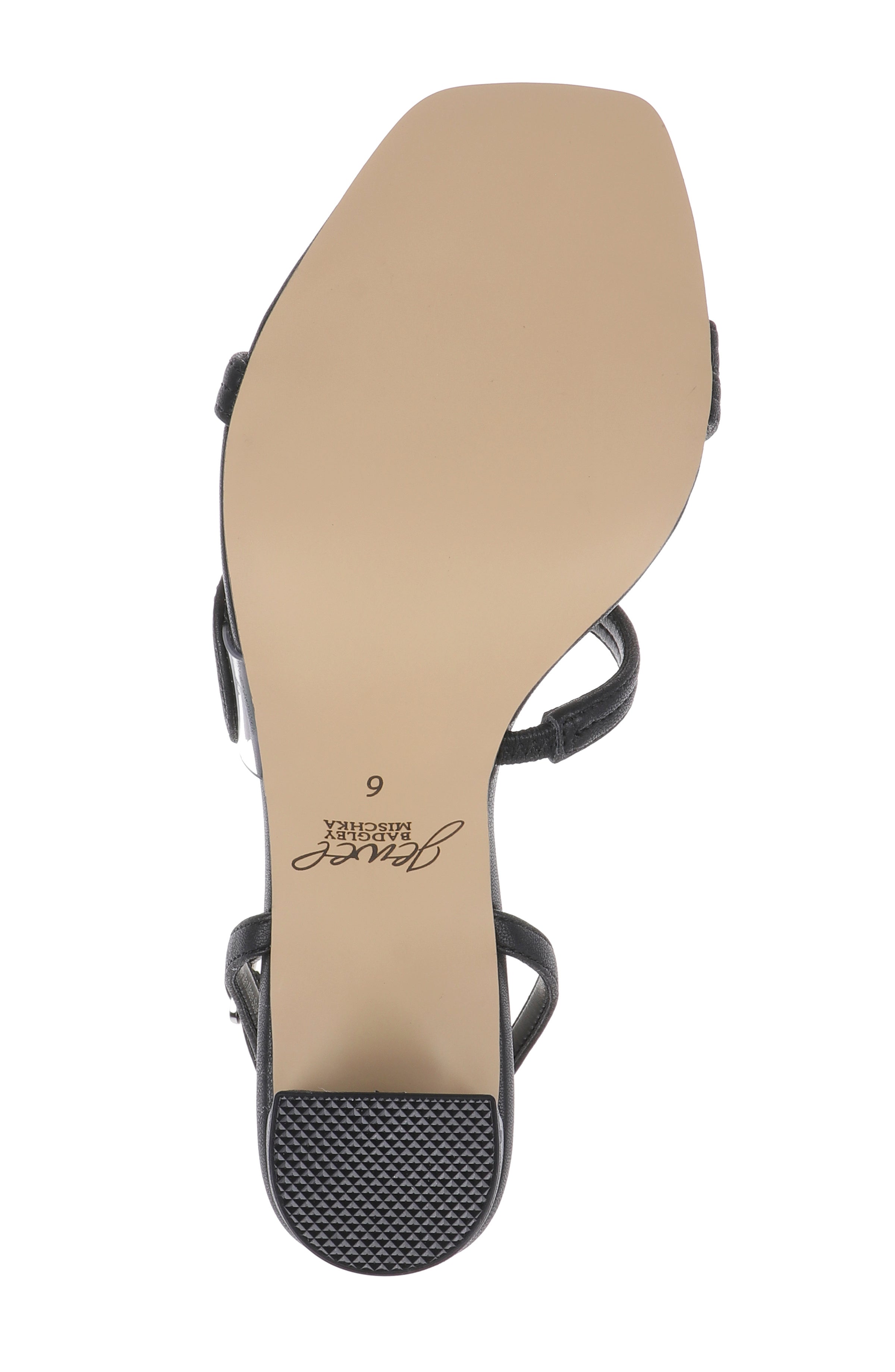 Black Matte | Zedina Ankle Strap Sandal Sole