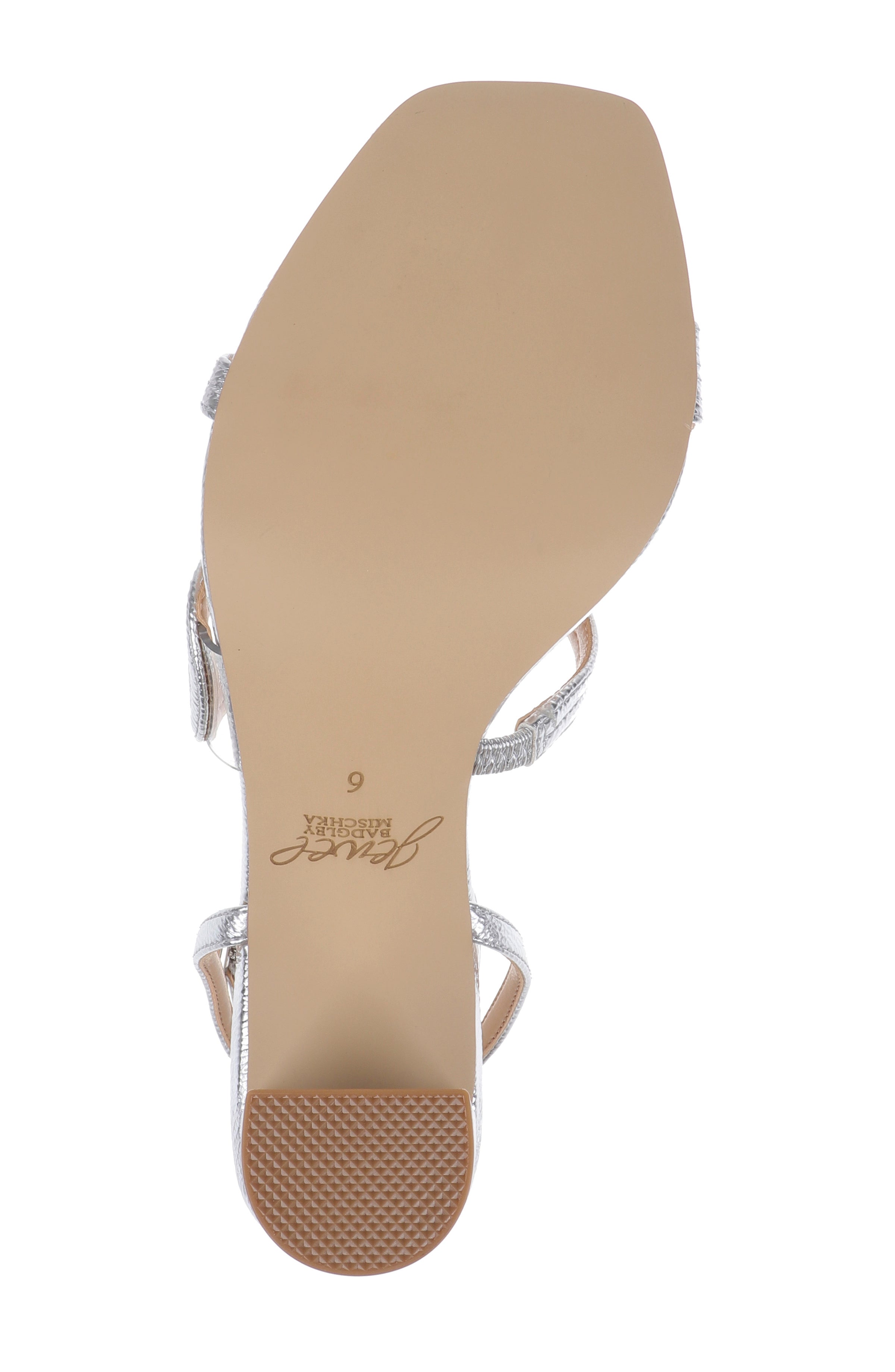 Silver Patent | Zedina Ankle Strap Sandal Sole