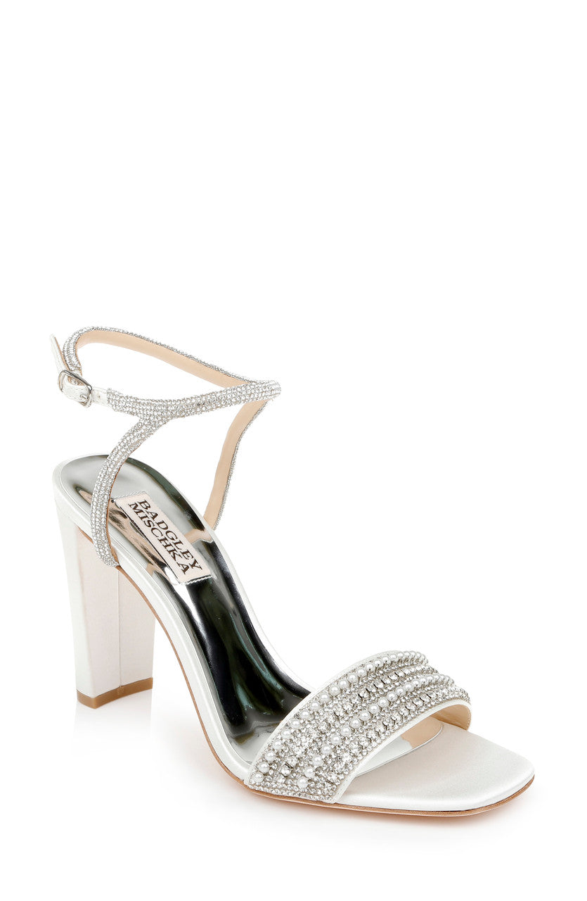 Soft White | Kari Block Heel