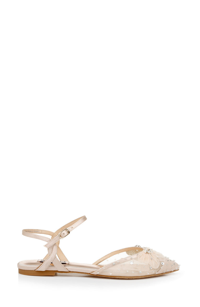 Nude | Karine Pointed Toe Flat