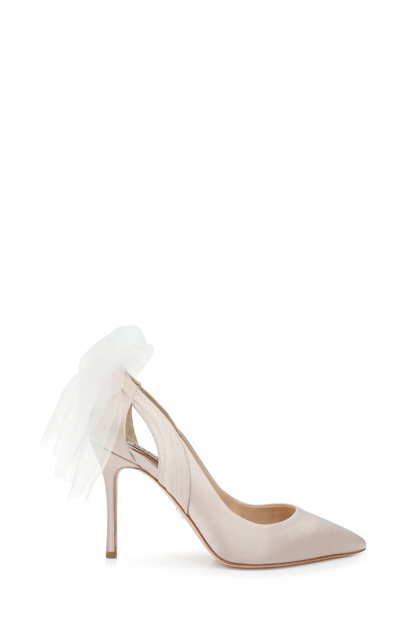 Nude | Kinsley Delicate Bow Stiletto Pump