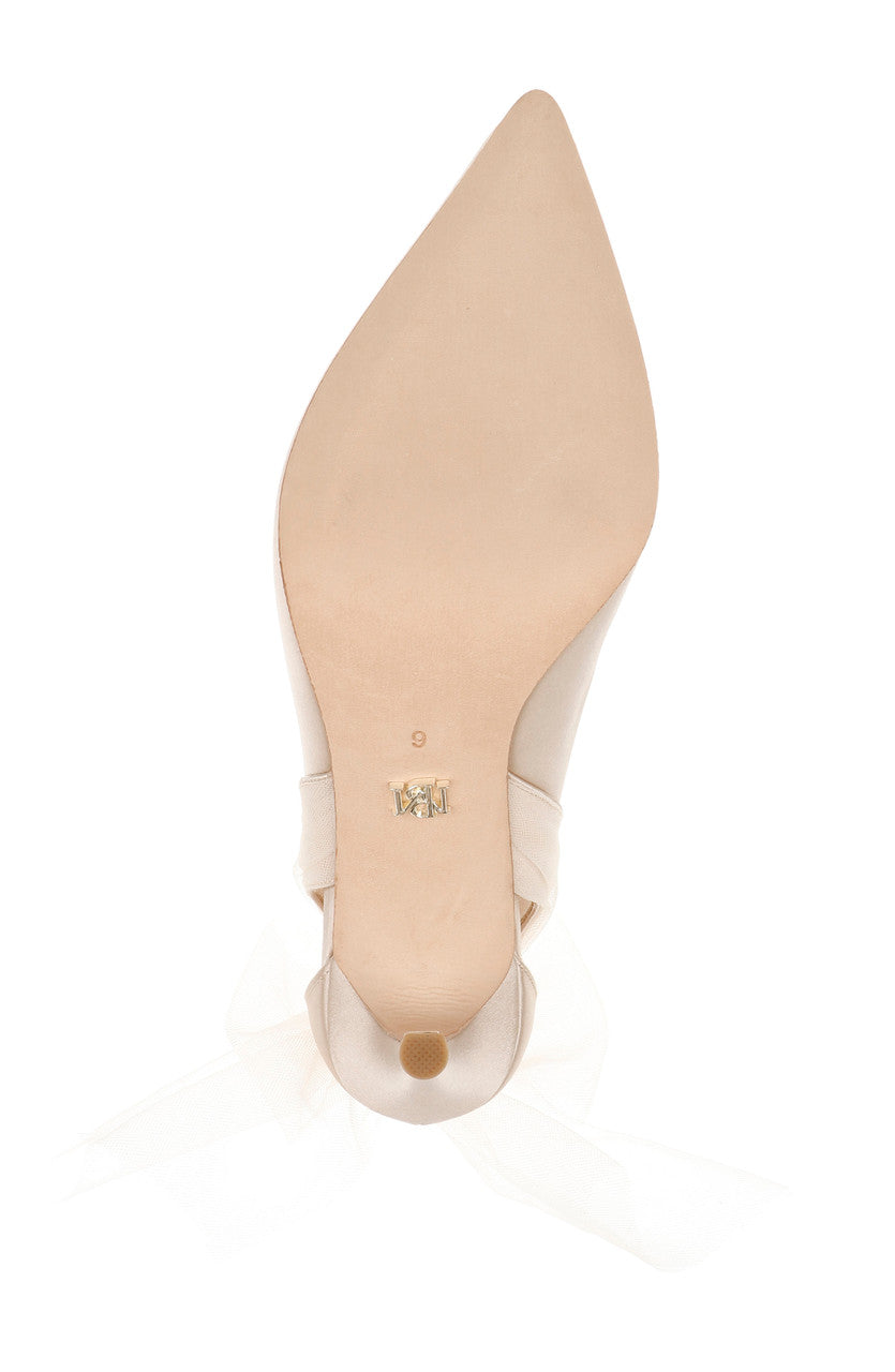 Nude | Kinsley Delicate Bow Stiletto Pump