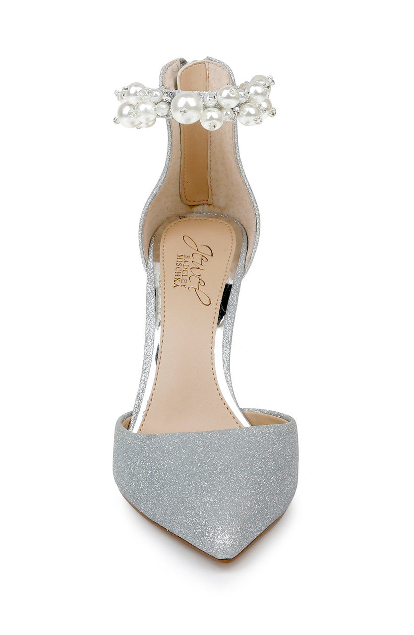 Silver | Layne Pointed Toe Stiletto