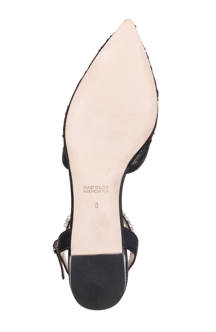 Black | Lennon Pointed Toe Flat