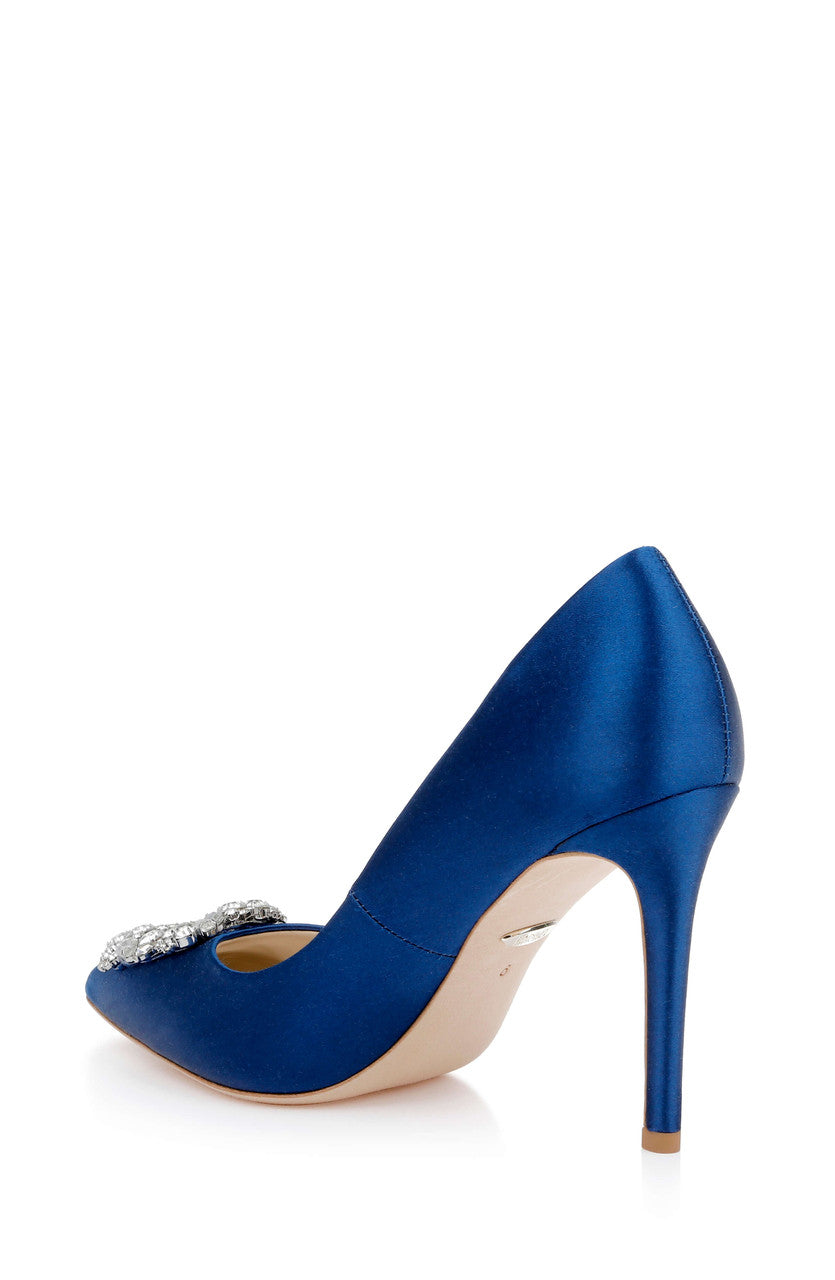 Blue | Cher Pointed Toe Evening Pump