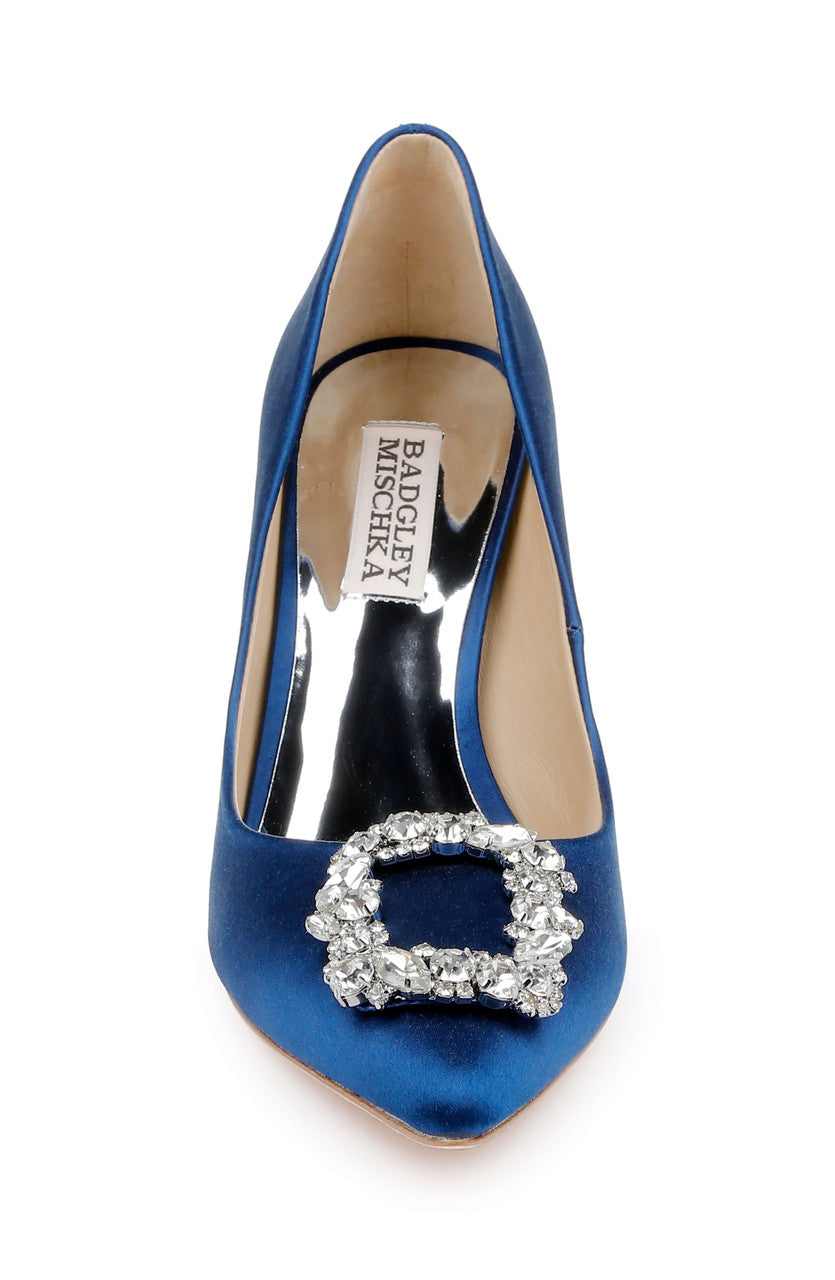 Blue | Cher Pointed Toe Evening Pump