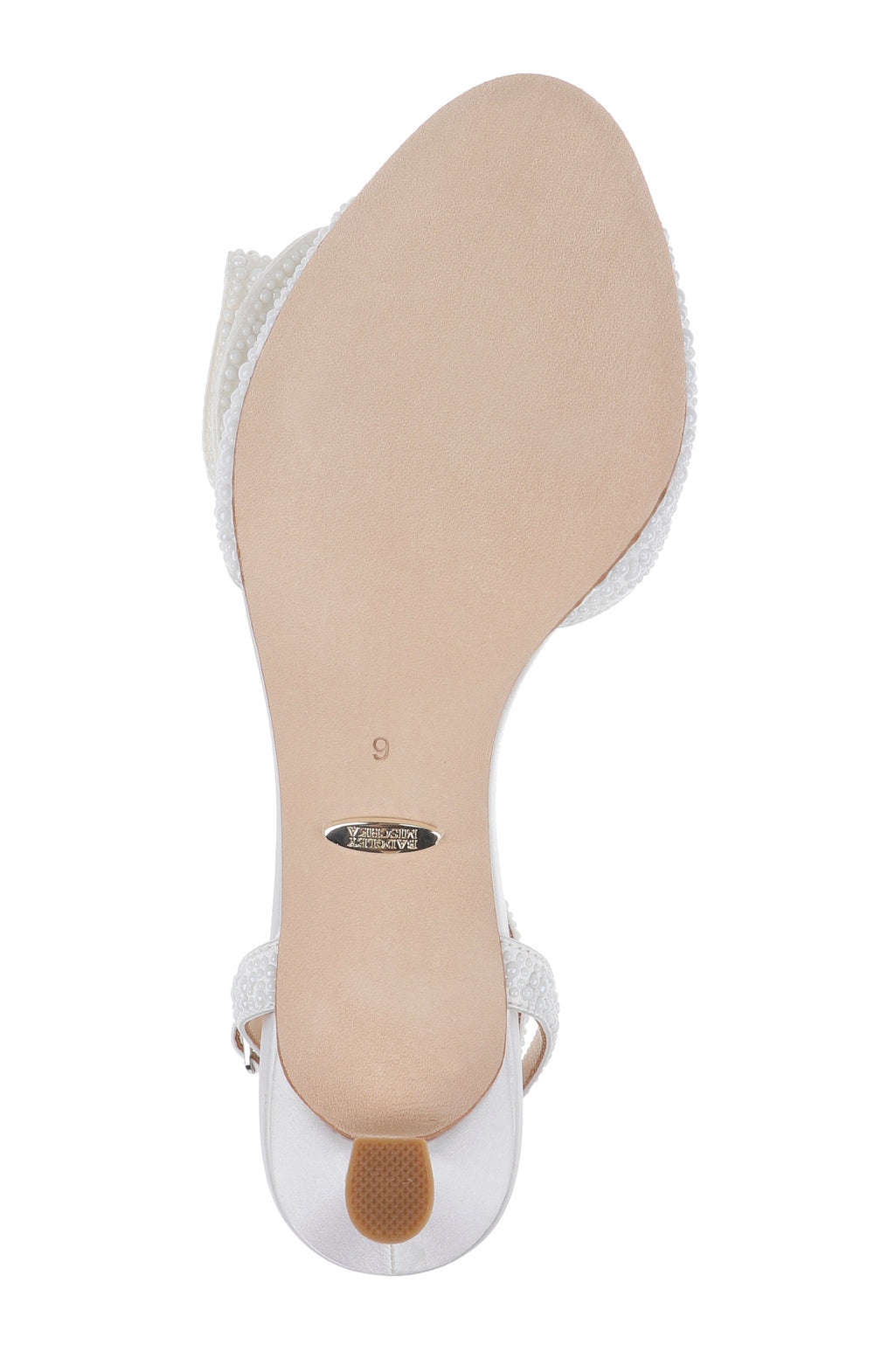 White Satin | Remi Statement Kitten Heel Sole