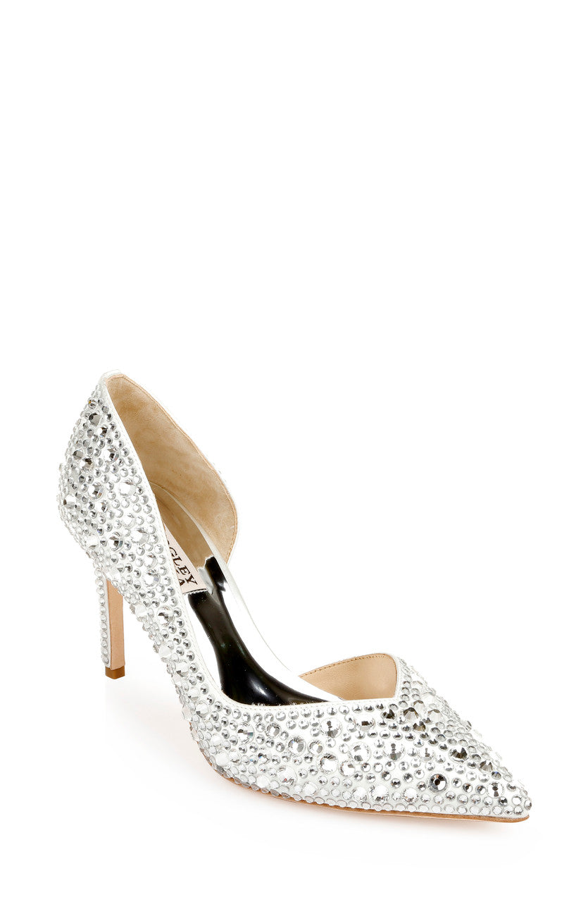 White | Daisy III Bridal Stiletto