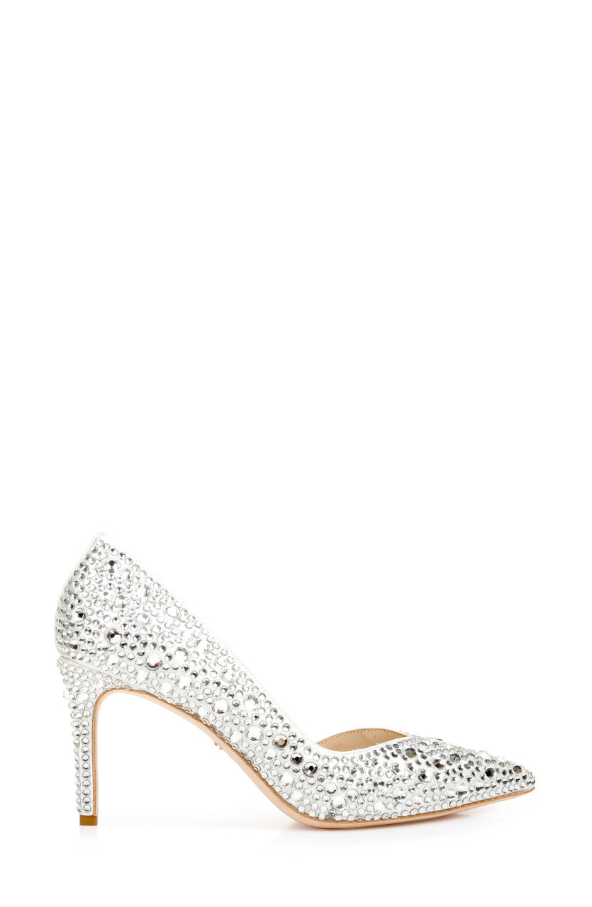 White | Daisy III Bridal Stiletto