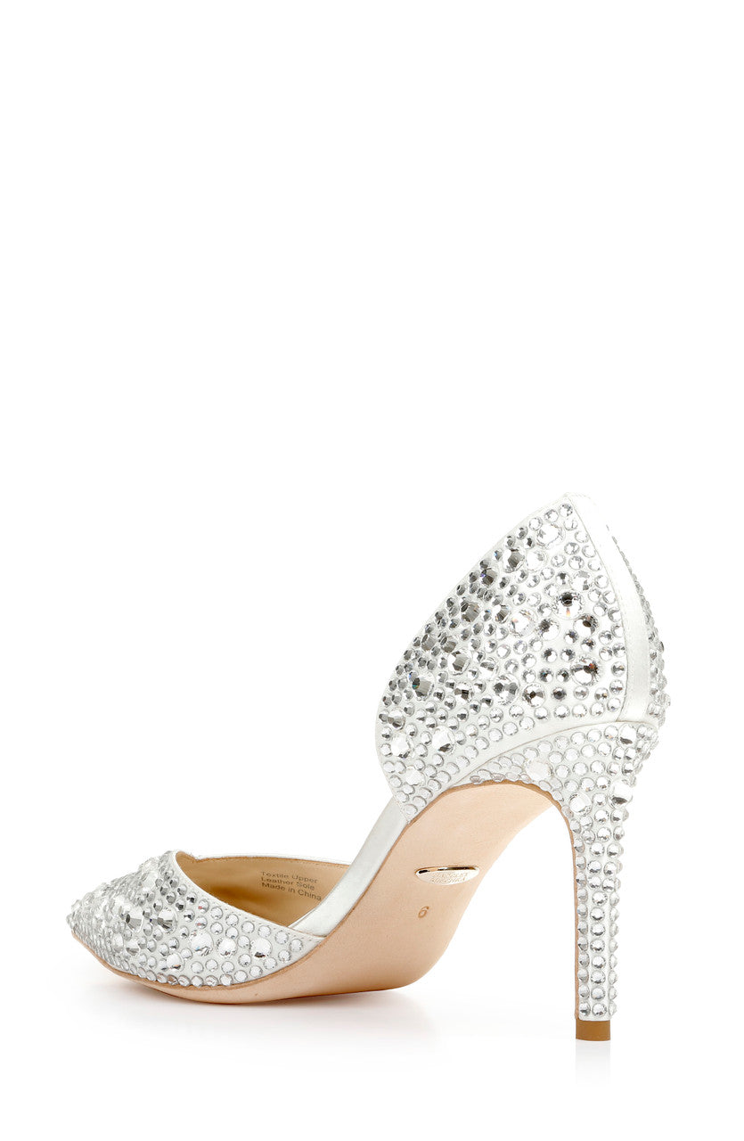 White | Daisy III Bridal Stiletto