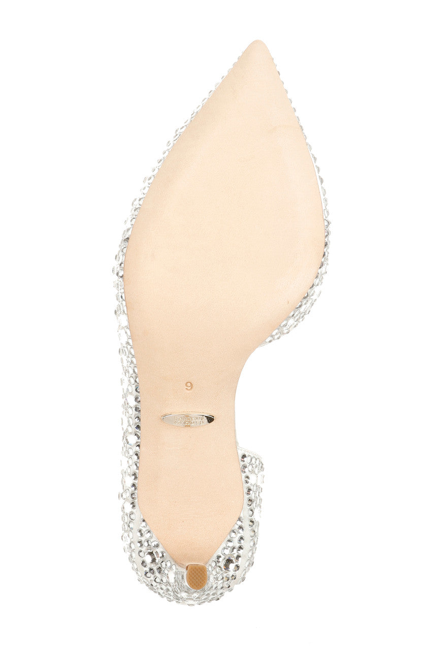 White | Daisy III Bridal Stiletto