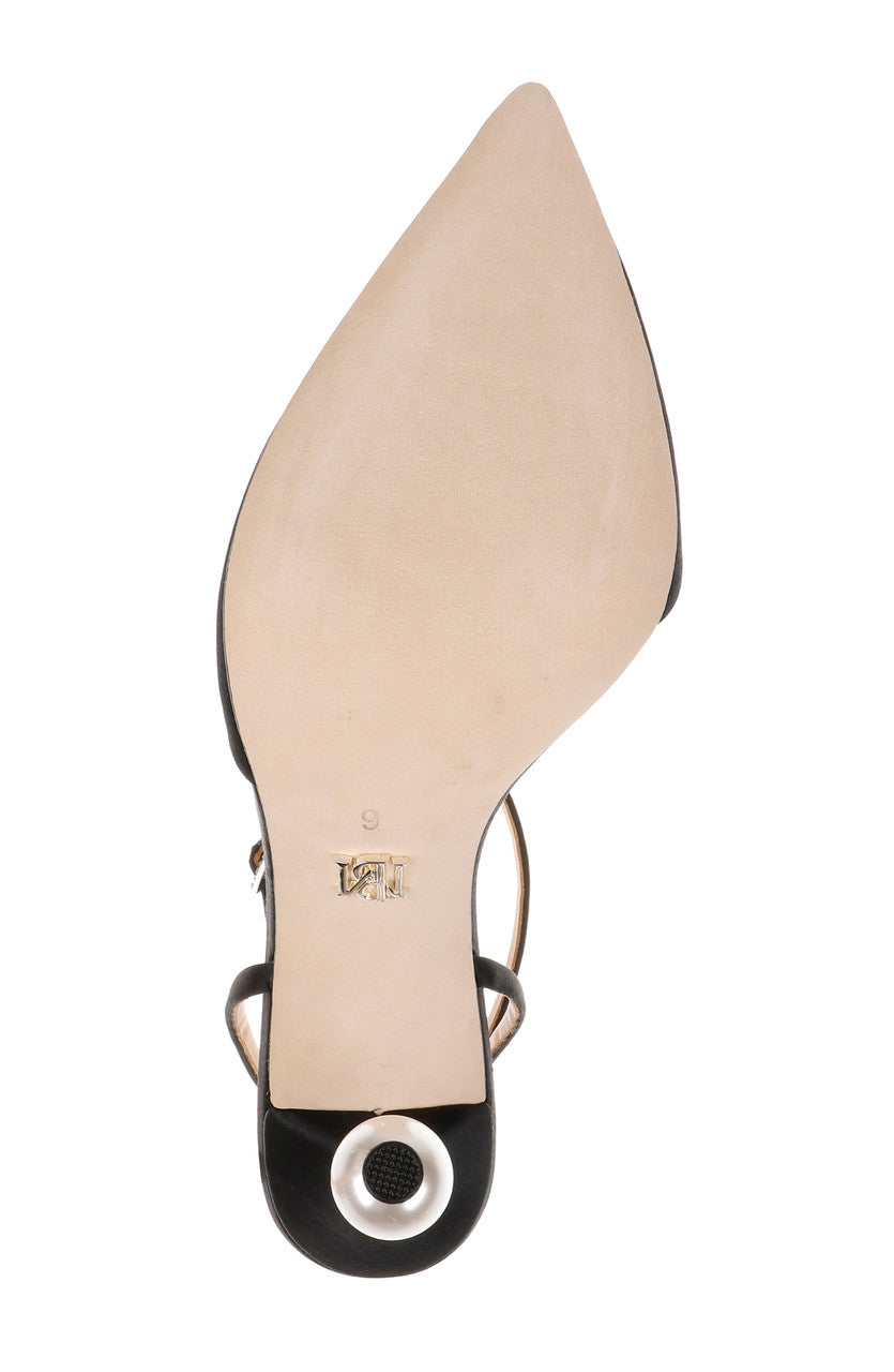 Black | Indie Pearl Stiletto with Pointed Toe