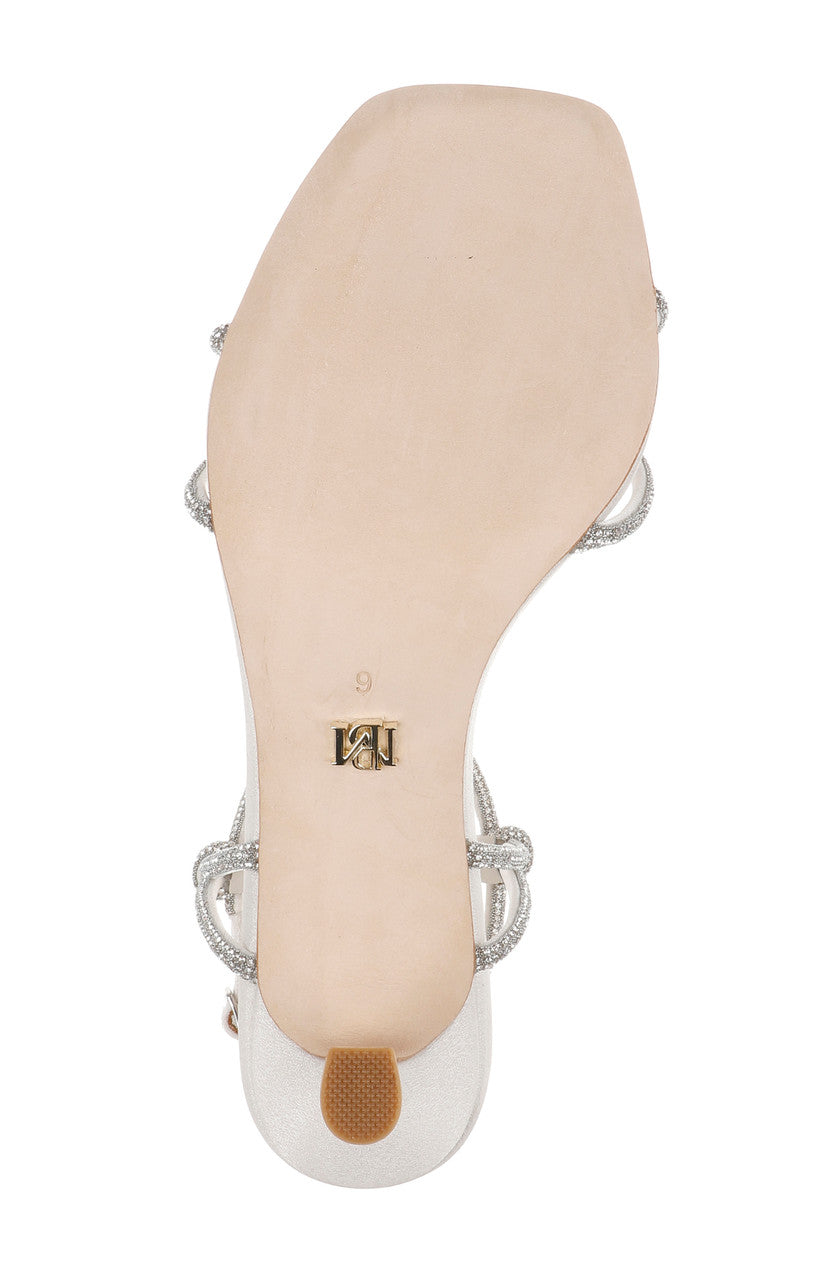 Dandelion Ankle Strap Kitten Heel Sandals by Badgley Mischka