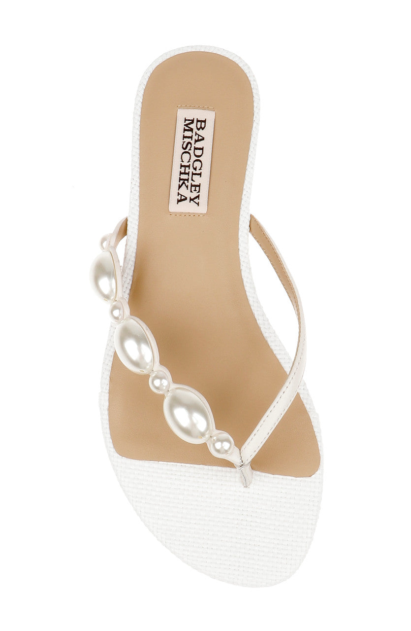 dress thong sandals Women's Flat Sandals, Comfortable Flip Flops T-Strap with Adjustable Ankle Strap Leather Strappy Slip On Summer Shoes Beach Dressy Casual Slides : Home & Kitchen streamlined profile with a low stacked sole Badgley Mischka Women's Dyana Flip-Flop