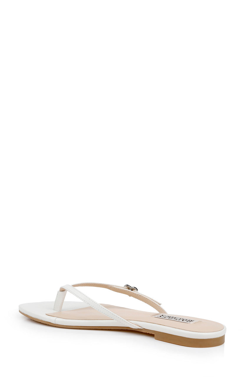 Dynah Leather Thong Sandals by Badgley Mischka