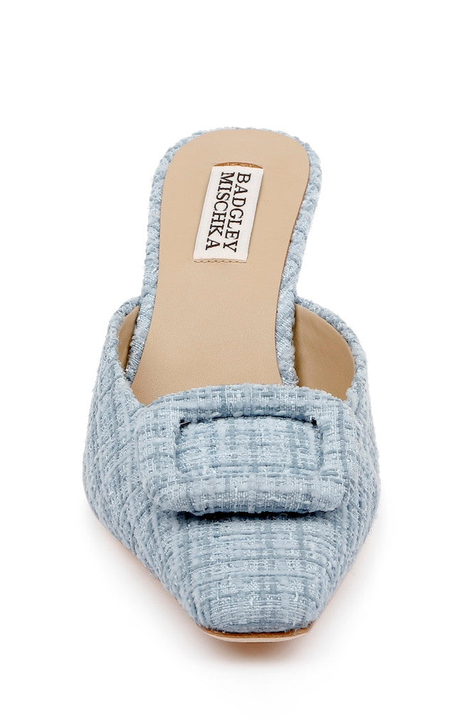Graylynn Mid Heel Square Toe Mules by Badgley Mischka