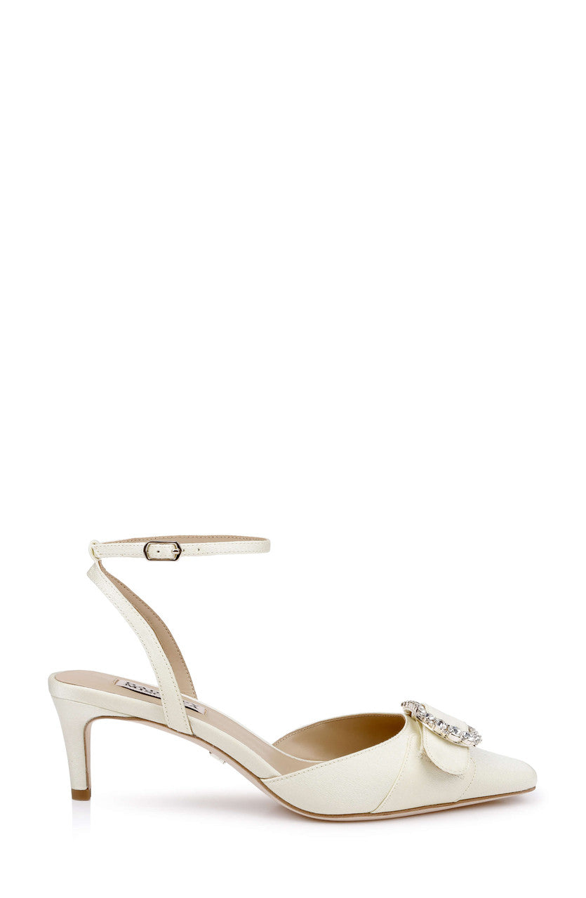 Yellow | Odesza Ankle Strap Pump Side