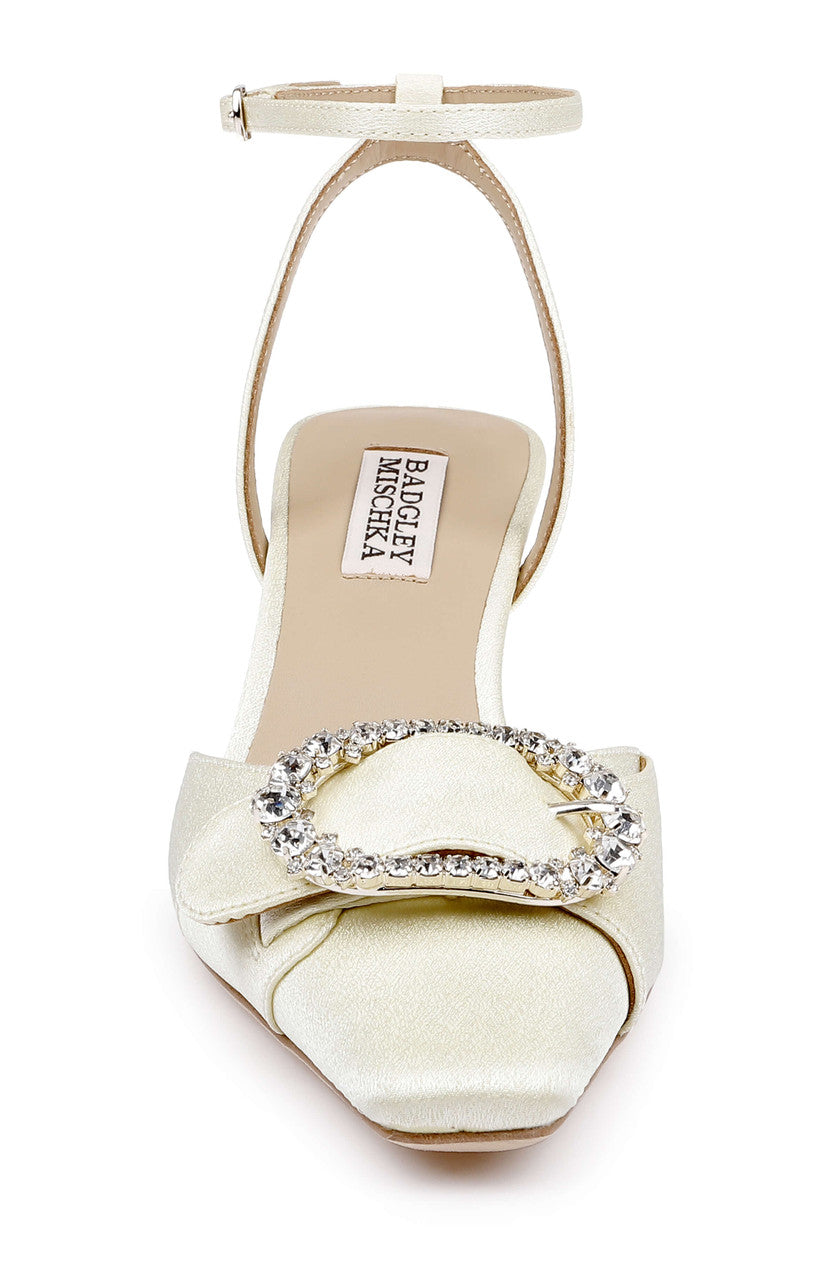 Yellow | Odesza Ankle Strap Pump Front