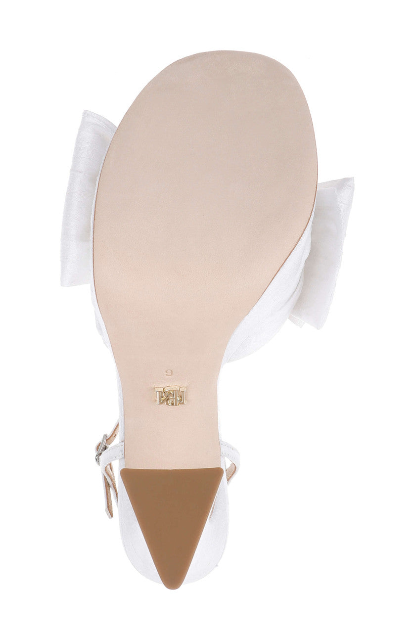 lively satin bow platform dress sandals Perfect Bridal Eden Ivory Satin Block Heel Platform Sandals with Bow