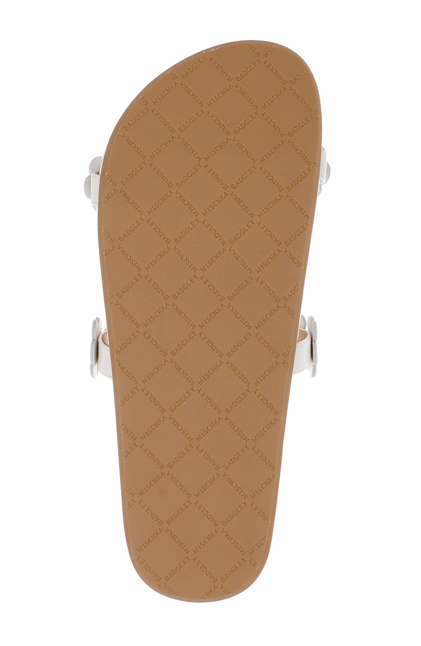Waterbury Flower Slide Sandal by Badgley Mischka