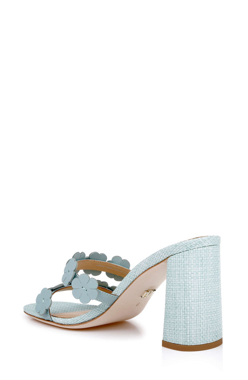 Ocean Leather | Webster Block Heel Sandals Back Side
