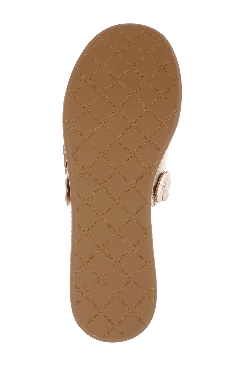 Gold Metallic | Wendall Platform Slide Sandal Sole