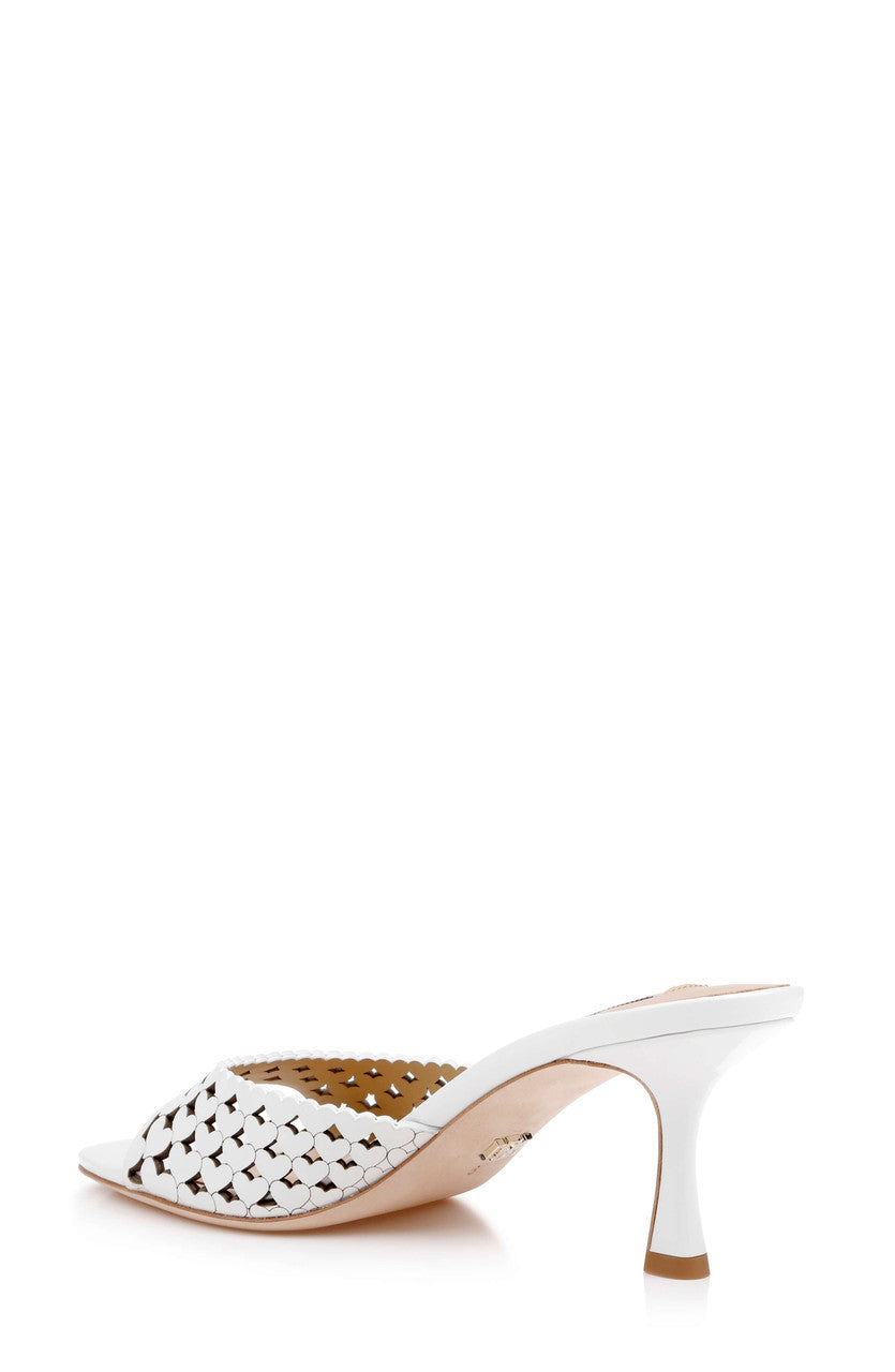 White Patent | Windy Kitten Heel Sandal Back Side
