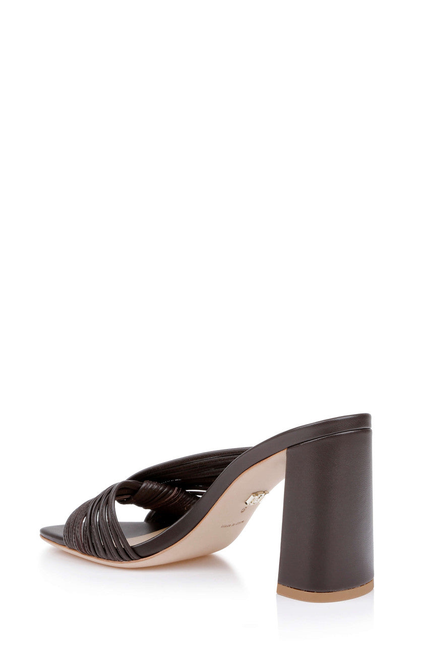 Brown Leather | Winslow Block Heel Sandal Back Side