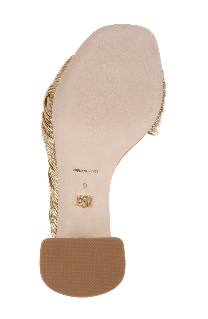 Gold Metallic | Winslow Block Heel Sandal Sole