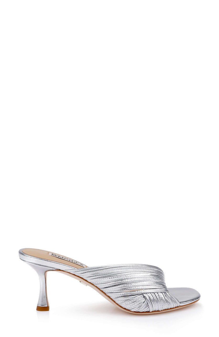 Silver Metallic | Winta Slide Sandal Side