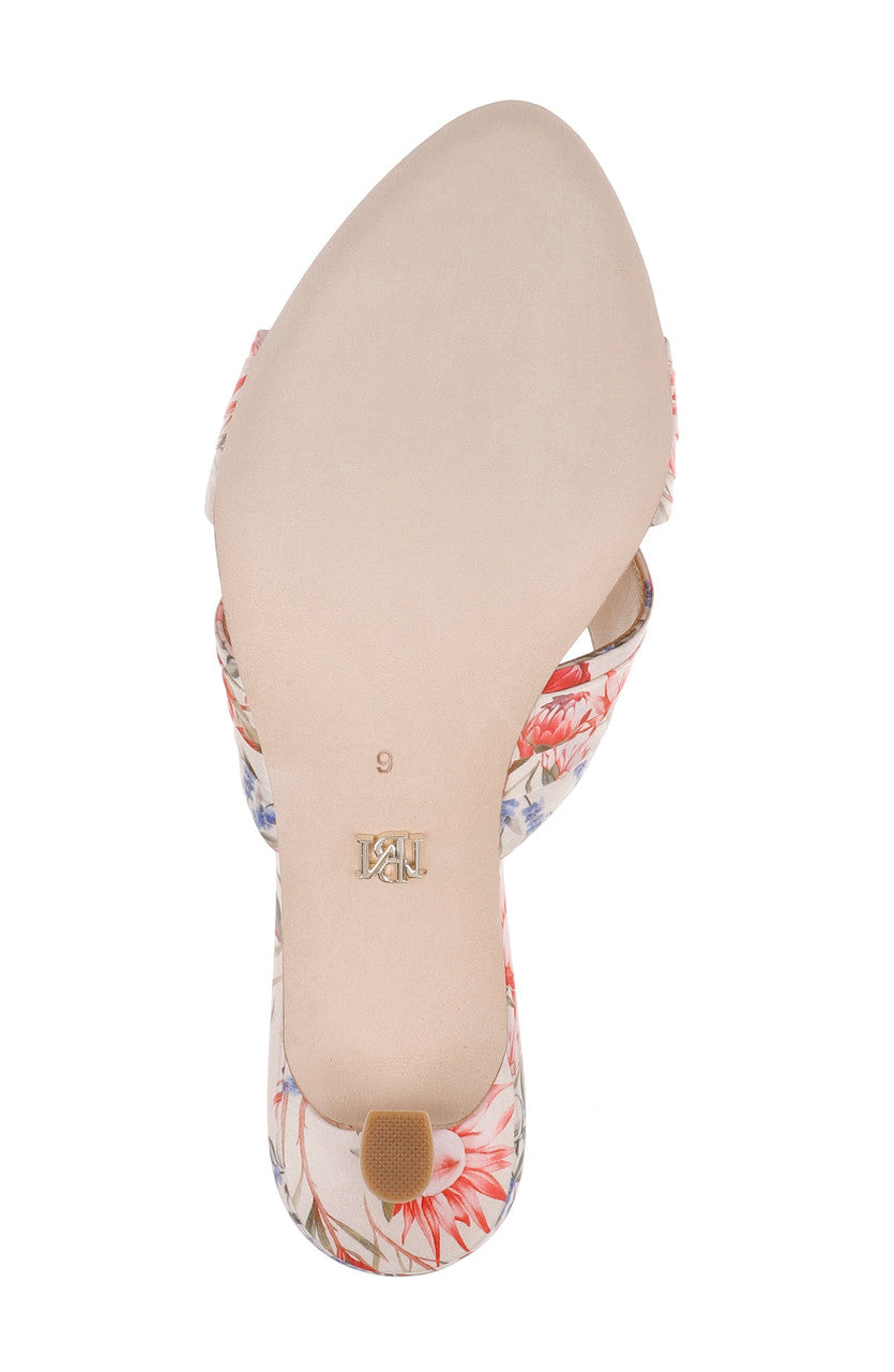 Cream Multi | Xania Heeled Sandal Sole