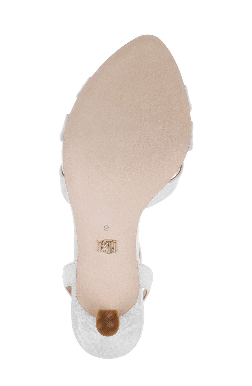 Ivory Silk | Xeilani Ankle Strap Sandal Sole