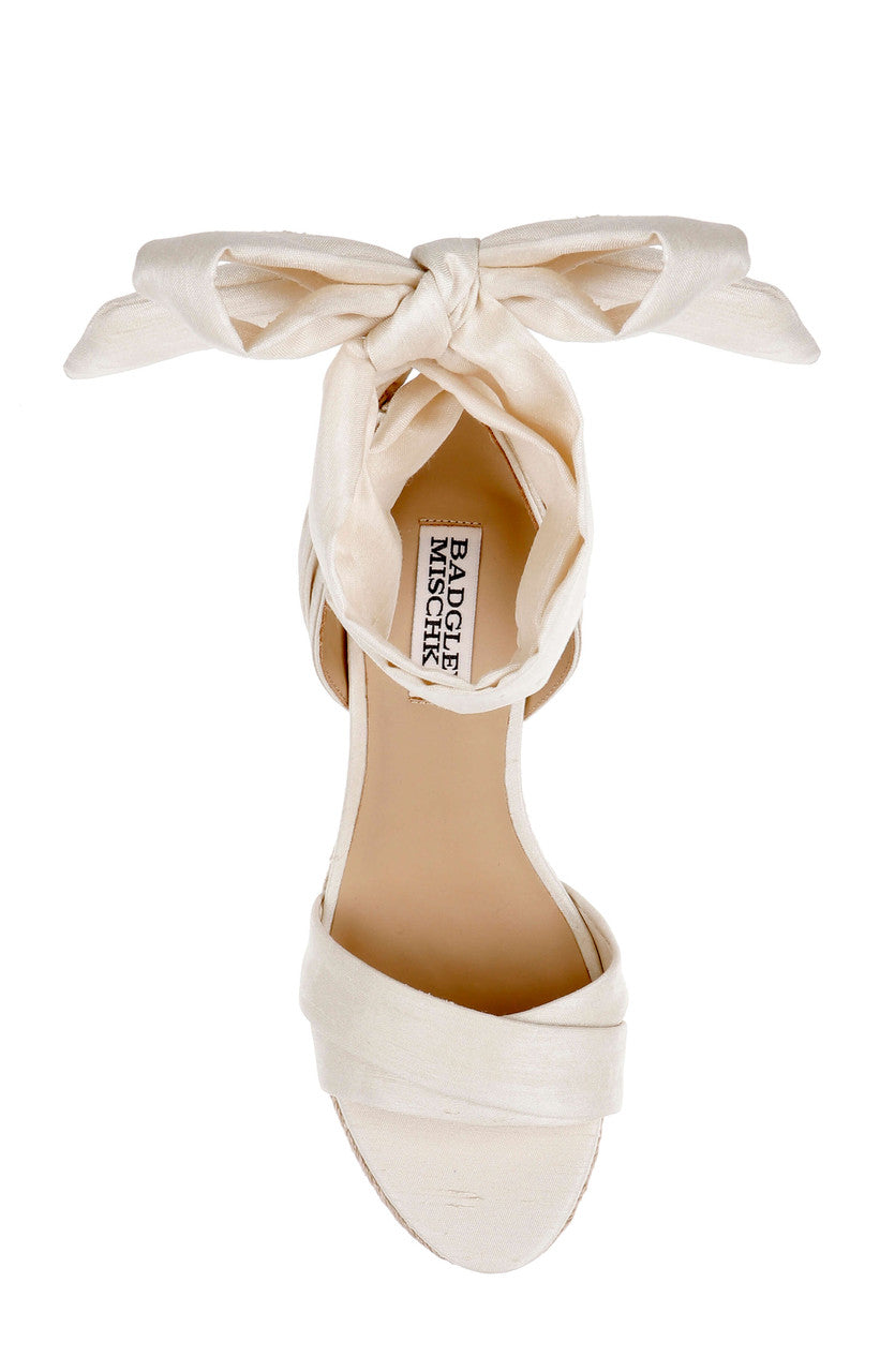 Cream | Ximora Espadrille Wedge Sandal Top