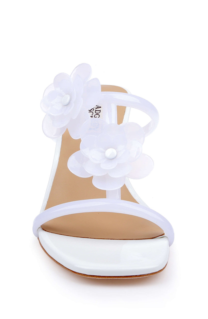 White White | Xyra Jelly Heeled Sandal Front