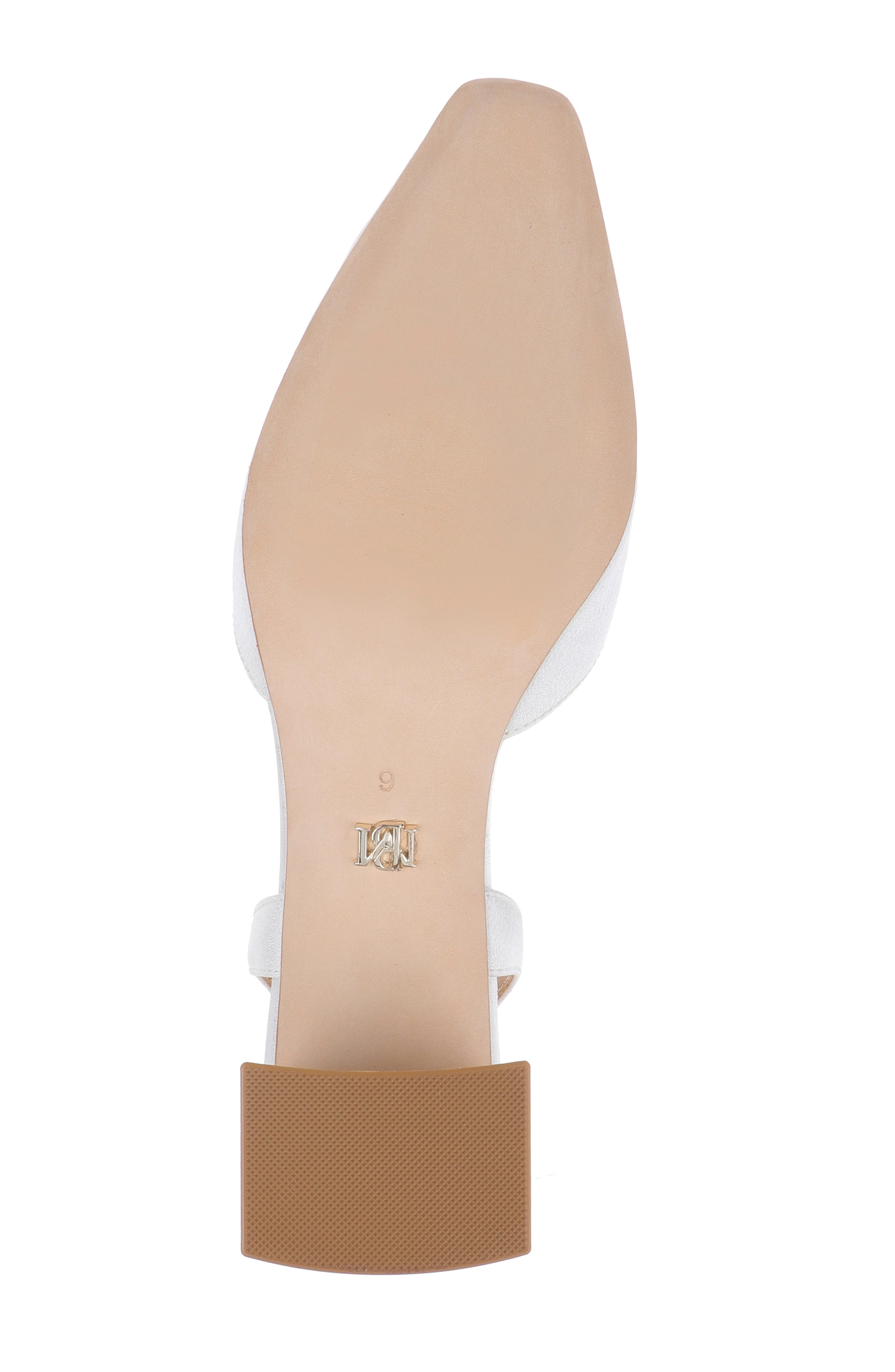 White Crepe | Yaneli Slingback Pump Sole