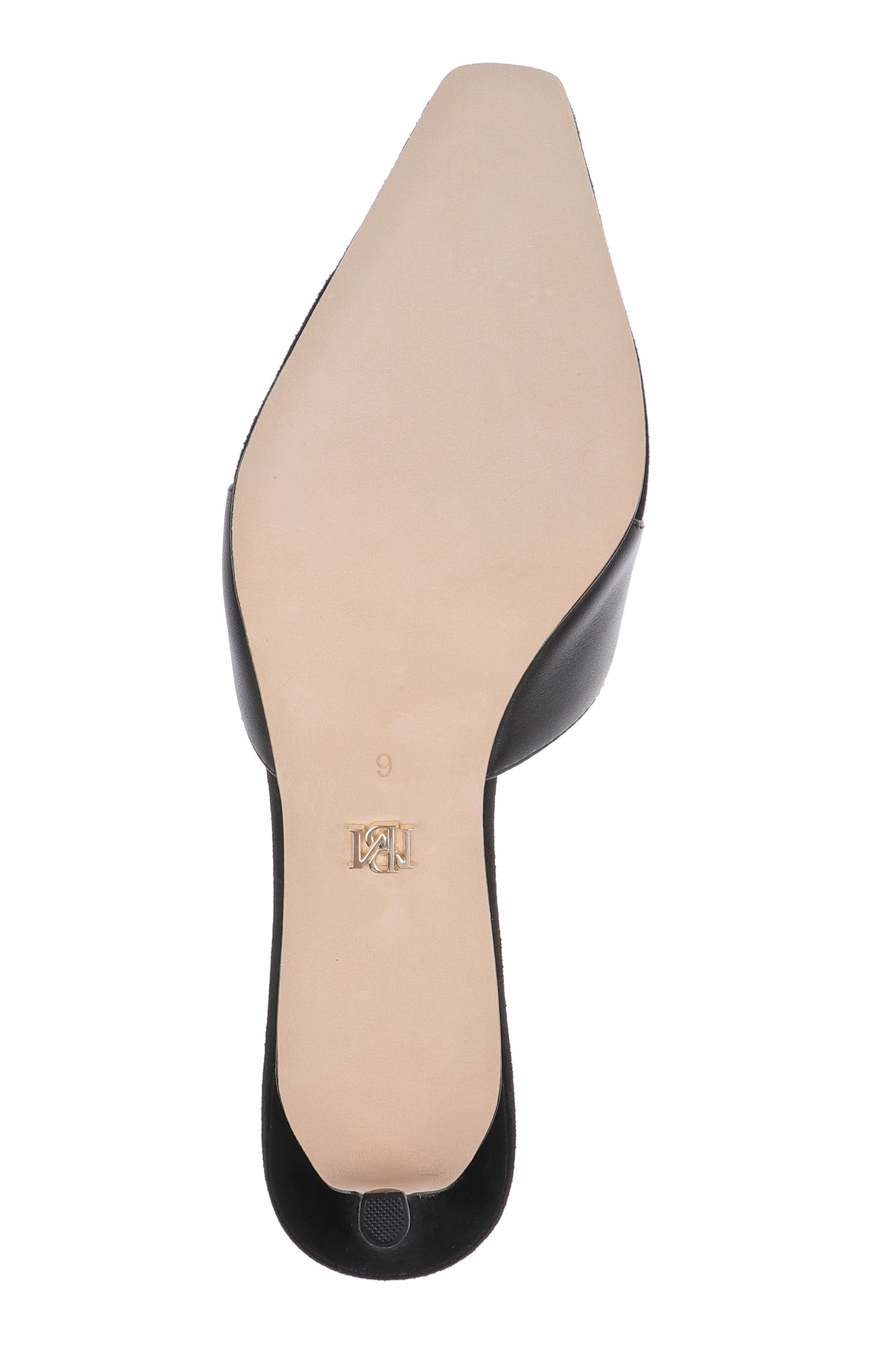 Black Suede | Yannah Pointed Toe Mule Pump Sole