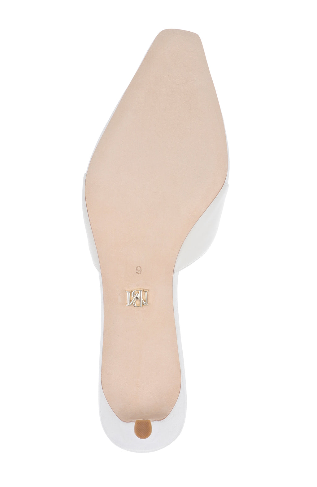 White Suede | Yannah Pointed Toe Mule Pump Sole