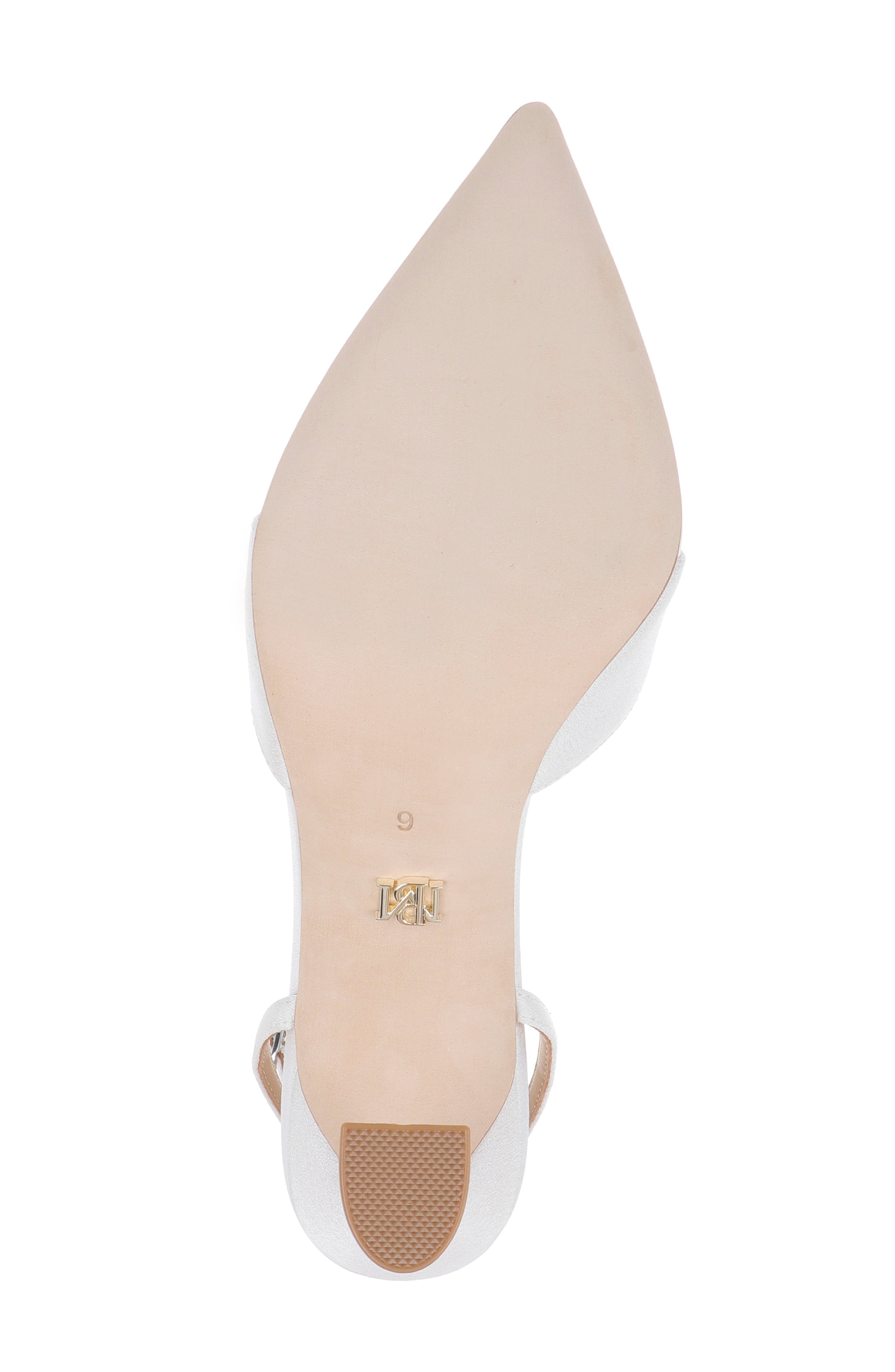 White Crepe | Yara II Ankle Strap Pump Sole