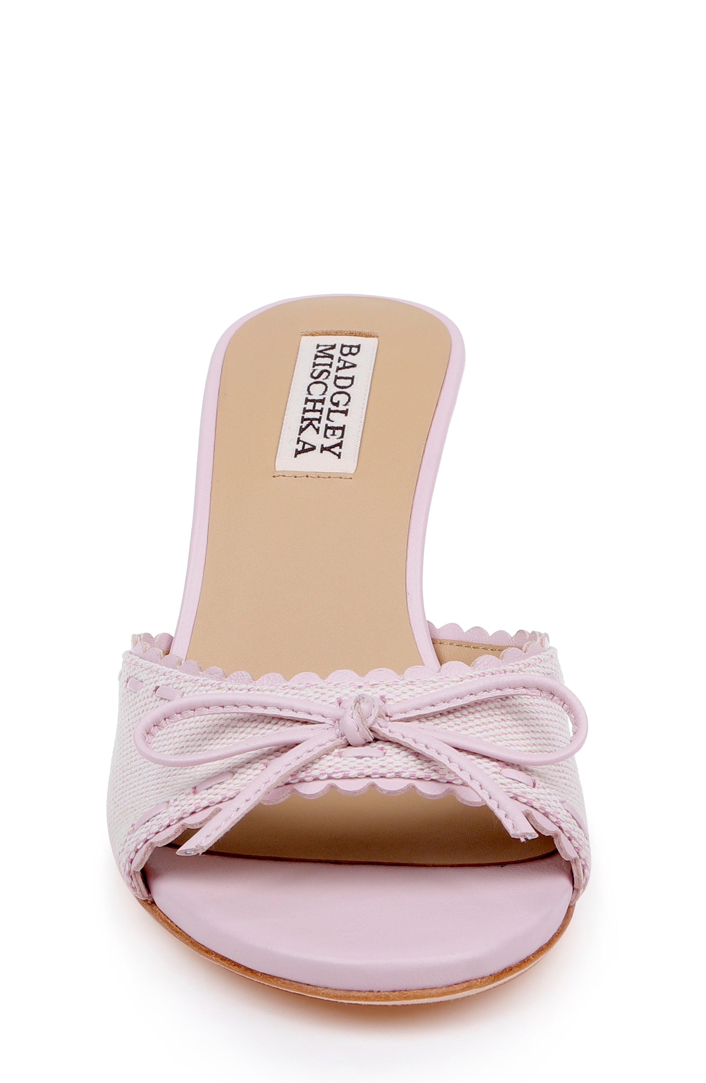 Pink | Yaritza Bow Heeled Sandal Front