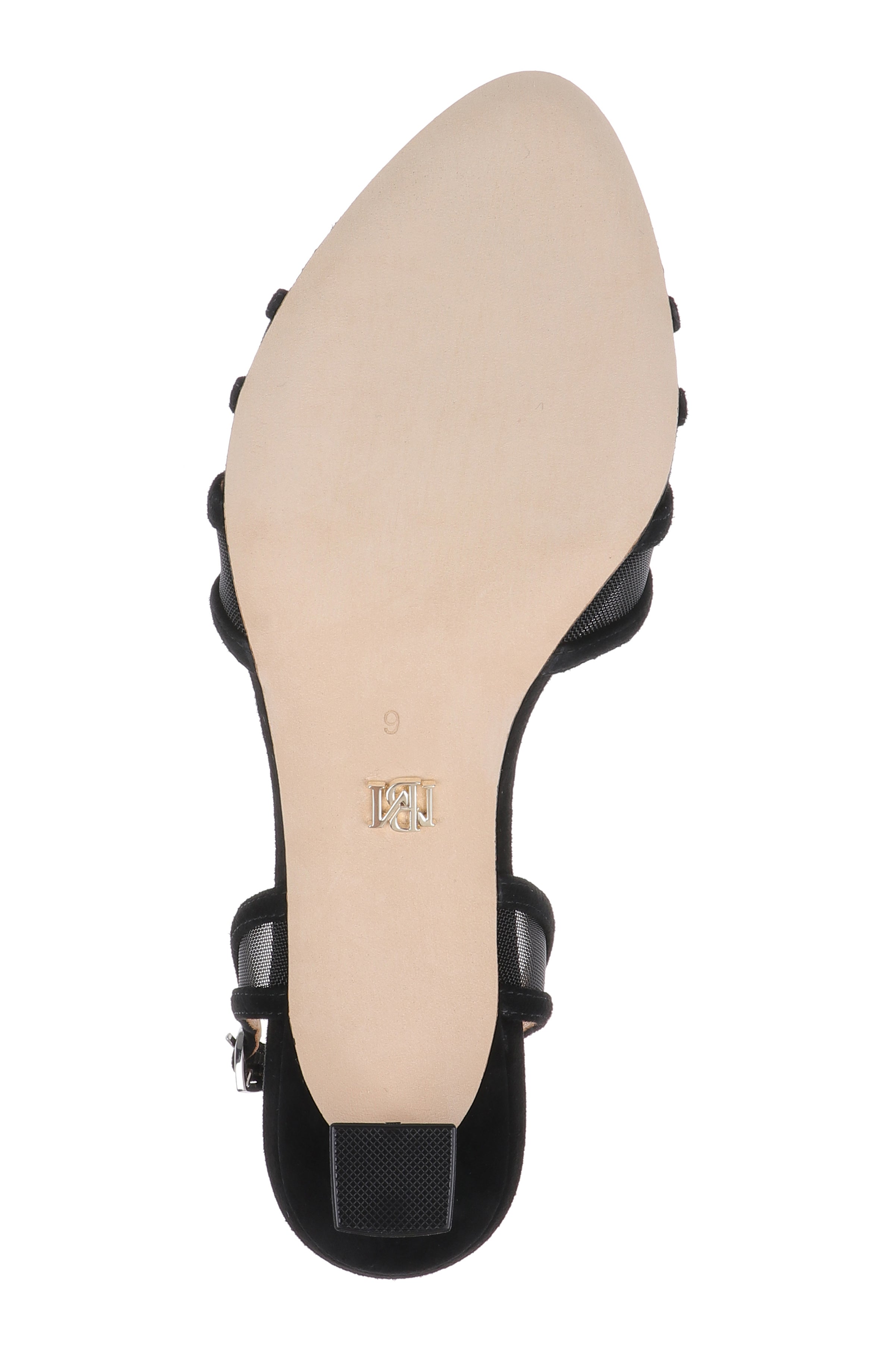 Black Suede | Yoana Kitten Heel Slingback Sandal Sole