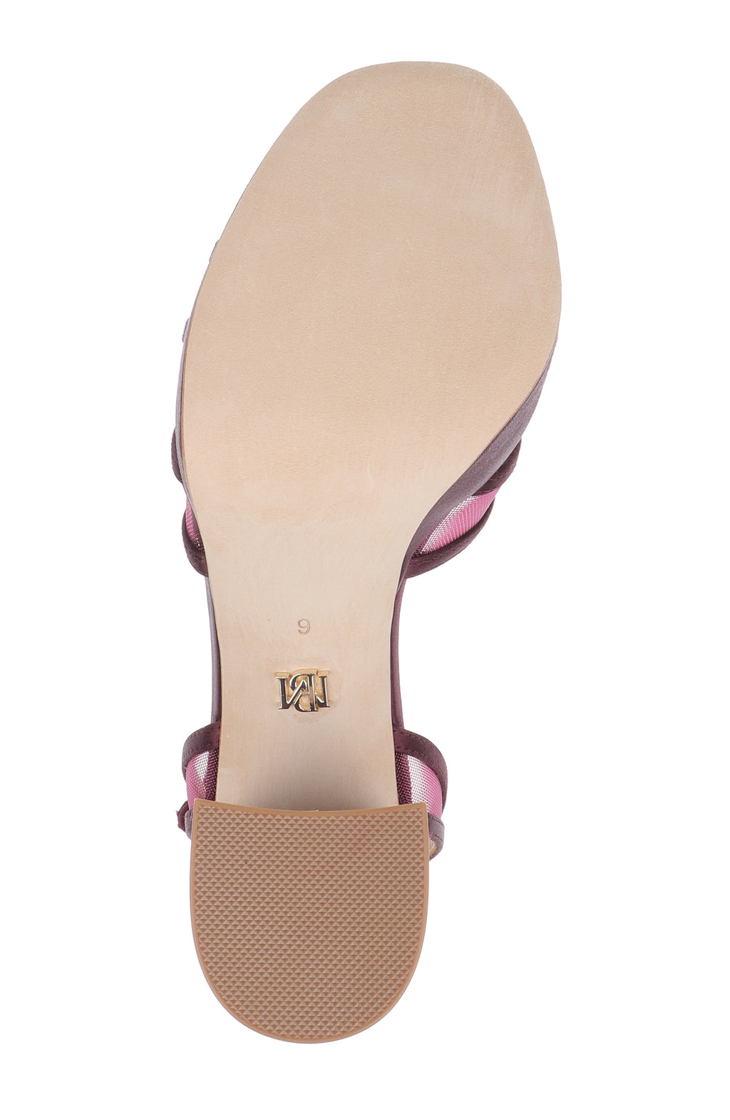 Cherry Satin | Yohana Platform Ankle Strap Sandal Sole
