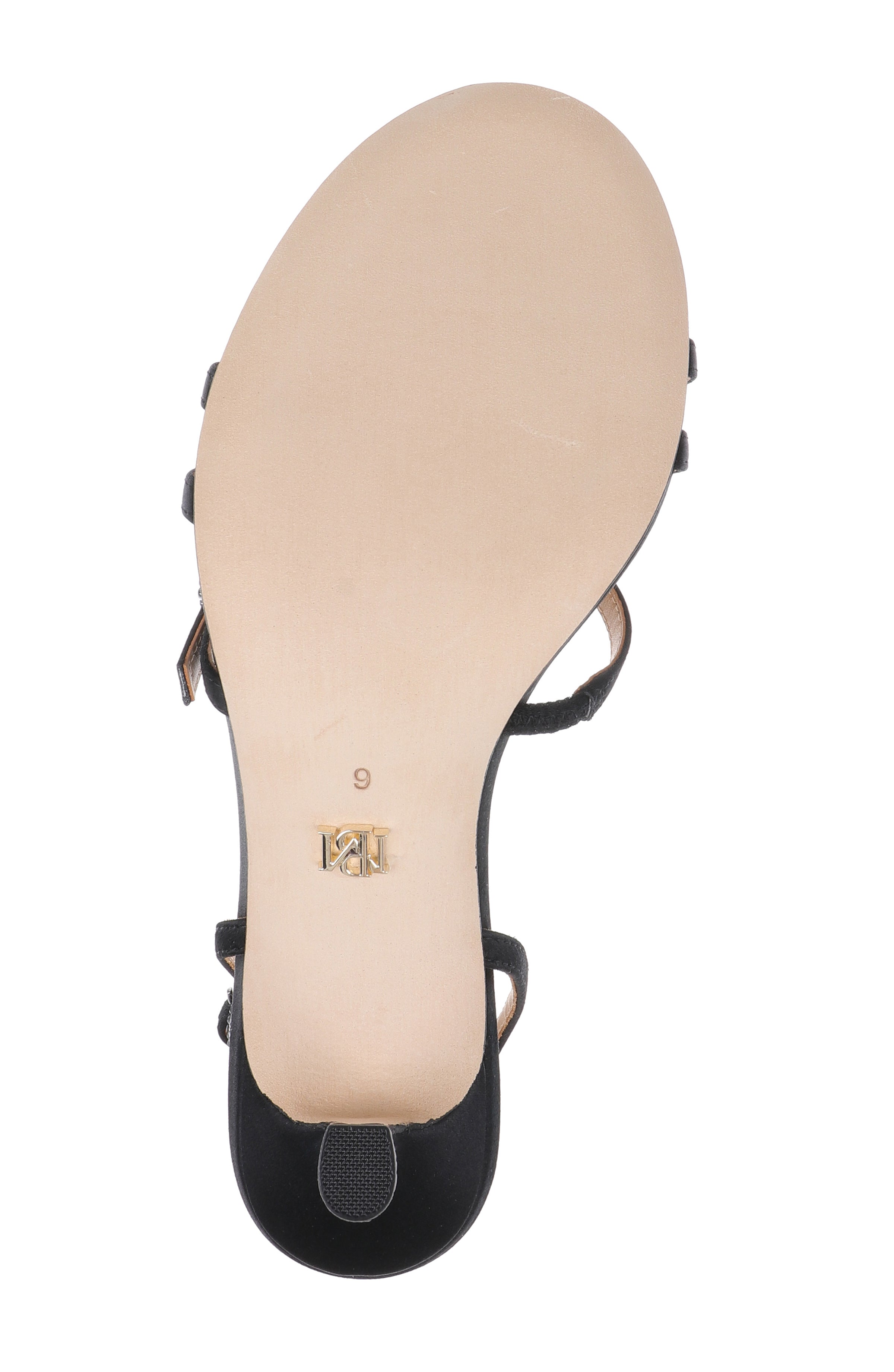 Black Satin | Yukon Slingback Sandal Sole