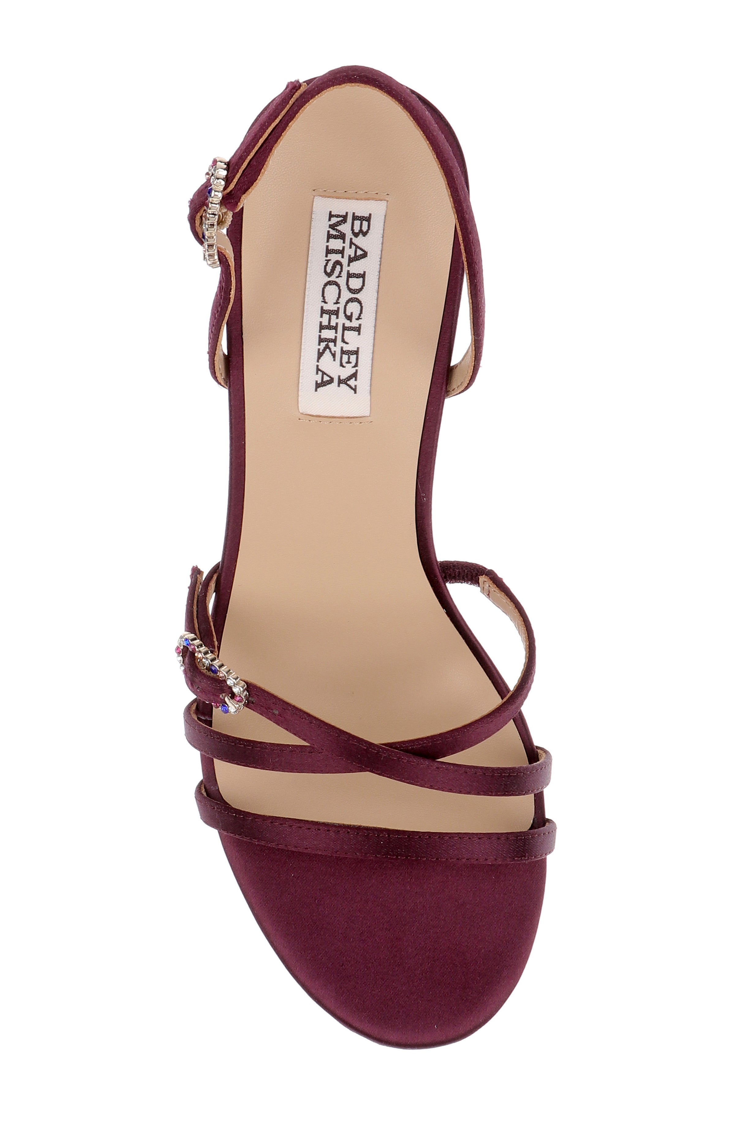 Cherry Satin | Yukon Slingback Sandal Top
